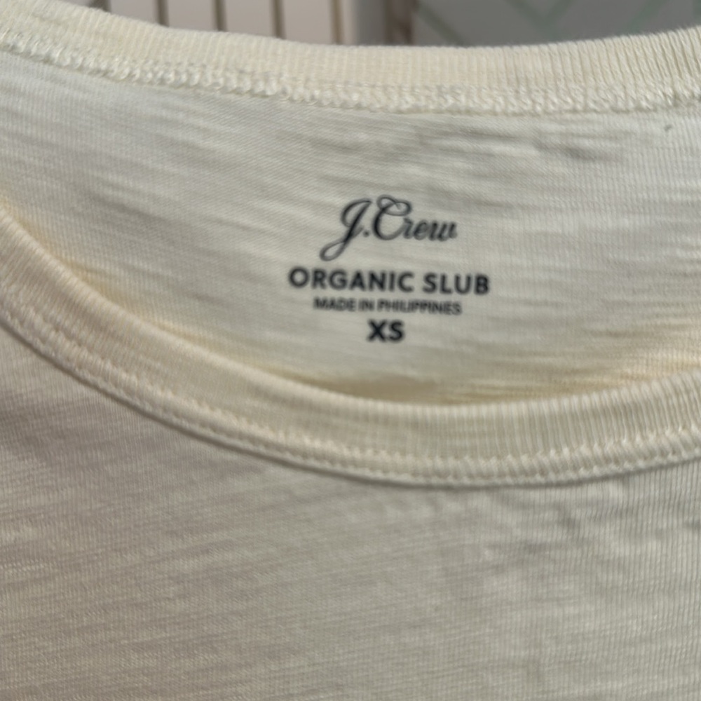 J Crew - power yellow Vintage slub cotton crewneck tee - Size XS - Picture 4 of 4